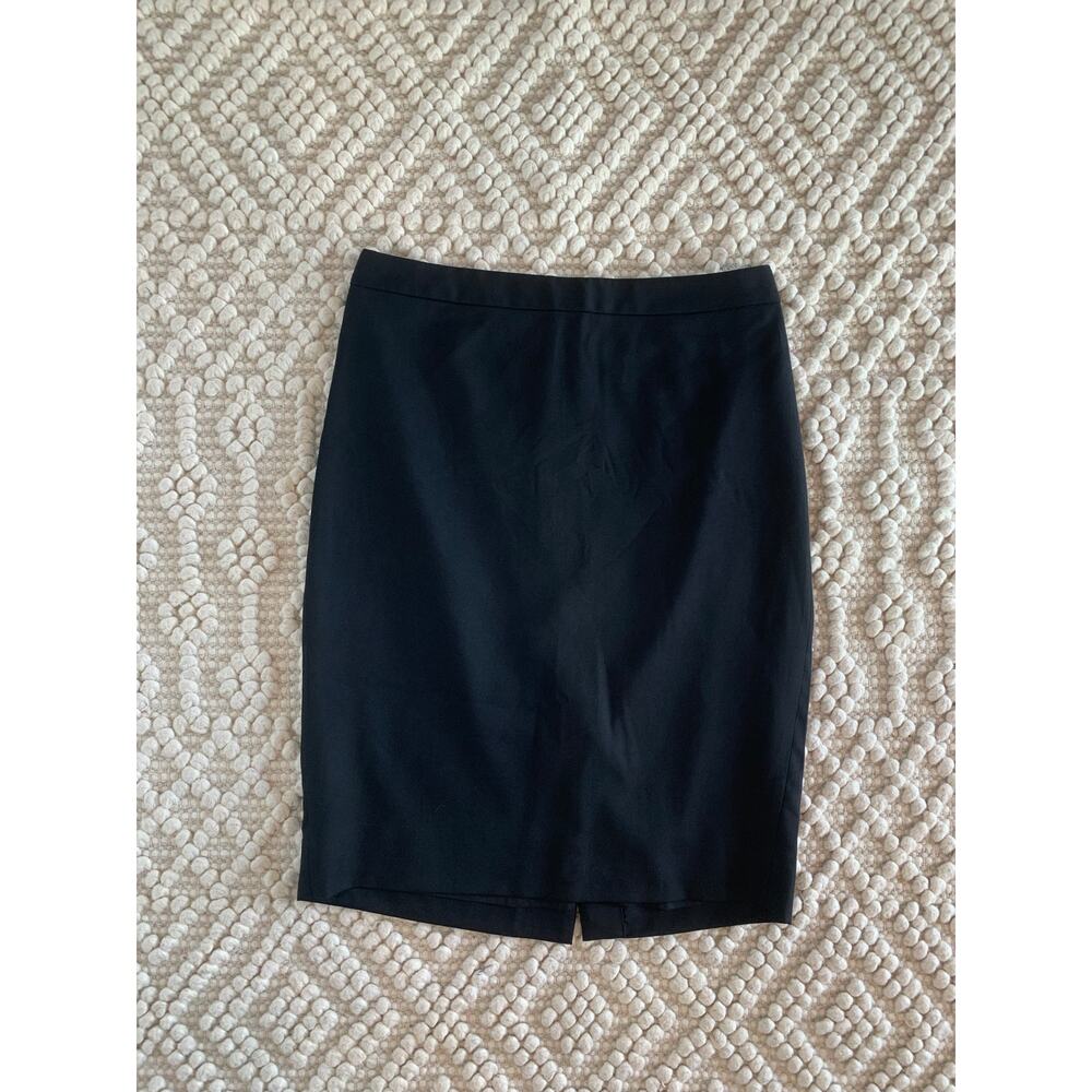 J. Crew Black No. 2 Pencil Skirt Size 0